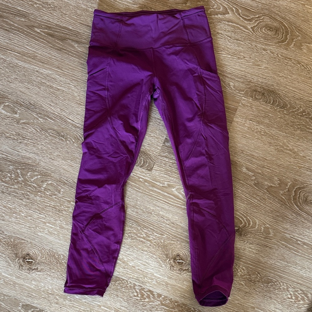 lululemon athletica Girls Purple Performance Leggings